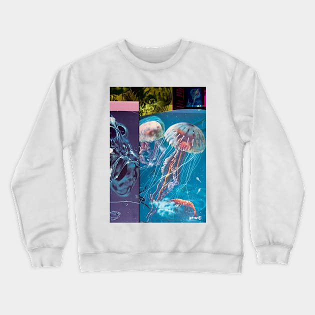 Jellyfish Crewneck Sweatshirt by Shtakorz